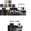 Black skin: raw texture render