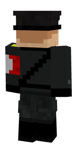 Black skin: body, back render