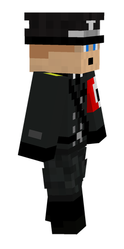 Black skin: body, right side render