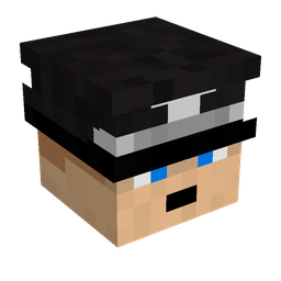 Black skin: head render
