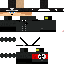 Black skin: raw texture render