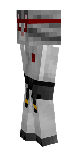 Black skin: body, left side render