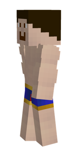 Orange skin: body, left side render