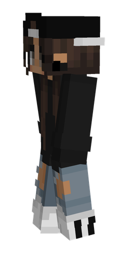 Black skin: body, left side render
