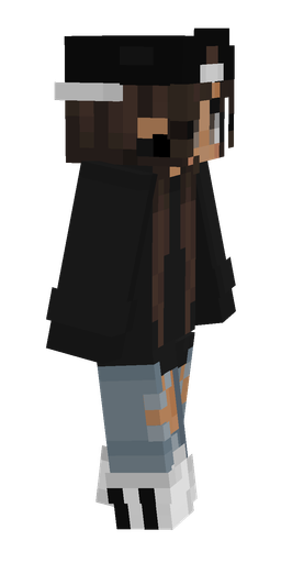 Black skin: body, right side render