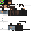 Black skin: raw texture render