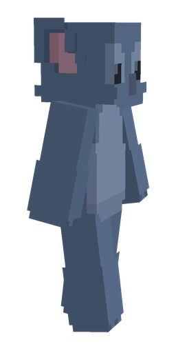 Blue skin: body, right side render