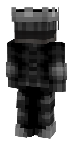 Black skin: body, back render