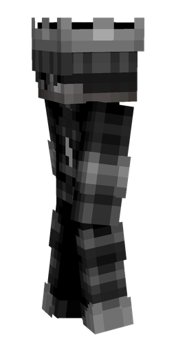 Black skin: body, left side render