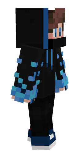 Black skin: body, right side render