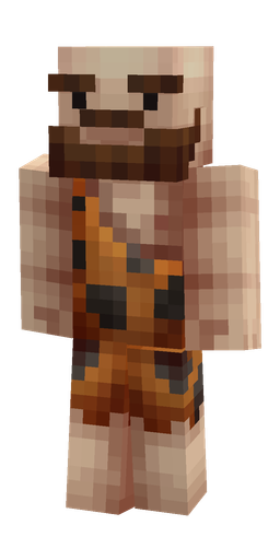 Brown skin: body, front render