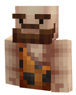 Brown skin: bust render