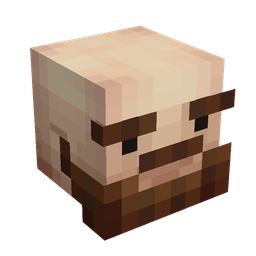 Brown skin: head render