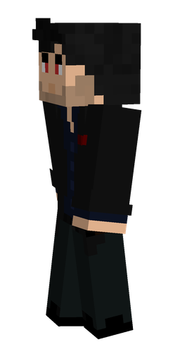Black skin: body, left side render