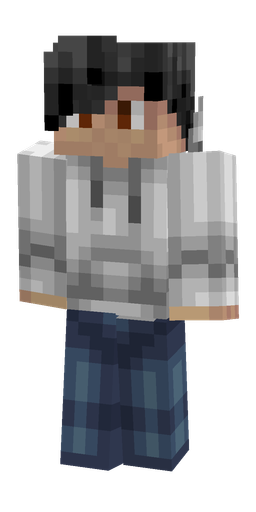 Blue skin: body, front render