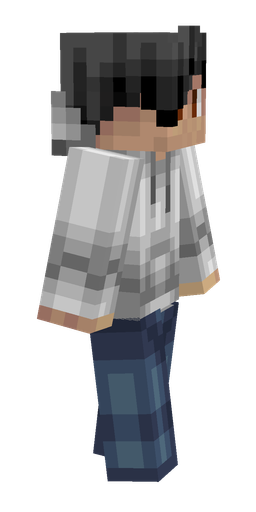 Blue skin: body, right side render