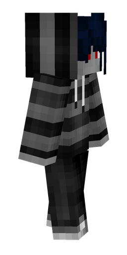 Black skin: body, right side render