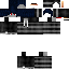 Black skin: raw texture render