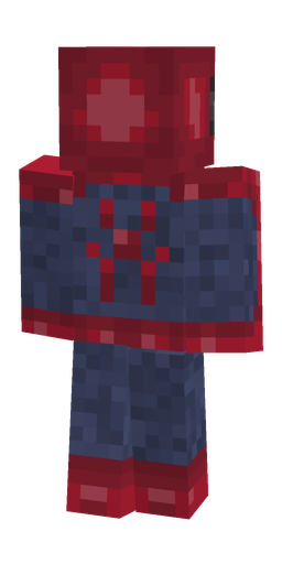 Blue skin: body, back render