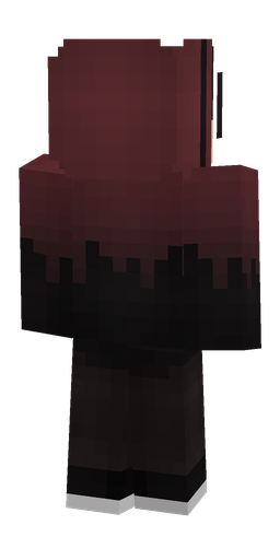 Black skin: body, back render