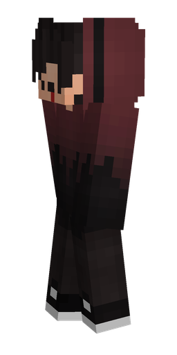 Black skin: body, left side render