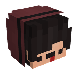 Black skin: head render