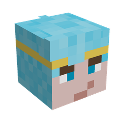 Black skin: head render