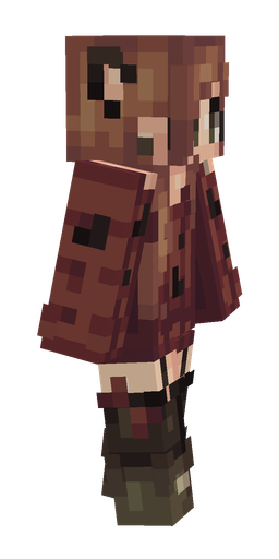 Brown skin: body, right side render