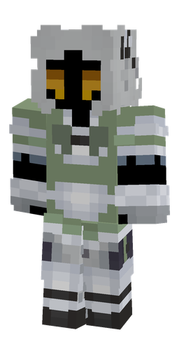 Blue skin: body, front render