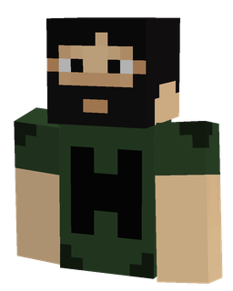 Black skin: bust render