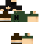 Black skin: raw texture render