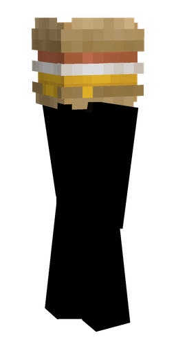 Black skin: body, left side render