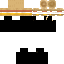 Black skin: raw texture render