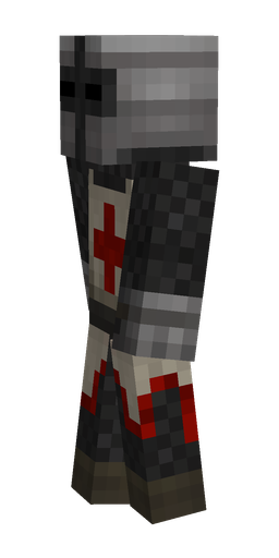 Black skin: body, left side render