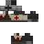 Black skin: raw texture render