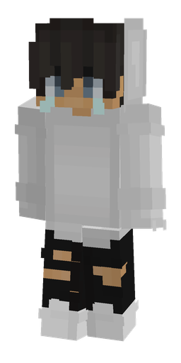 Black skin: body, front render
