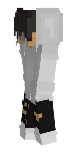 Black skin: body, left side render
