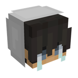 Black skin: head render
