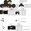 Black skin: raw texture render