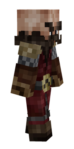 Black skin: body, right side render