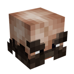 Black skin: head render