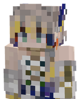 Blue skin: bust render