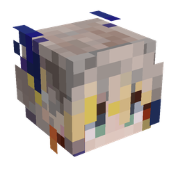 Blue skin: head render