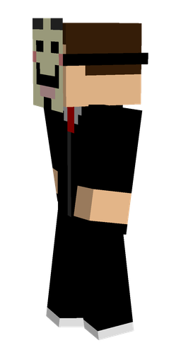 Black skin: body, left side render