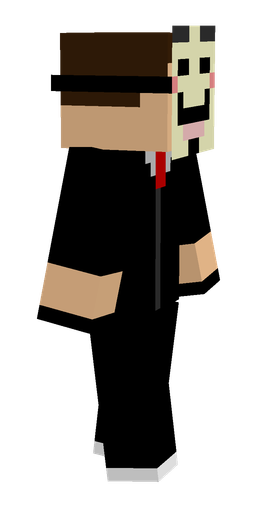 Black skin: body, right side render