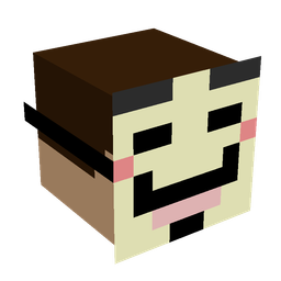 Black skin: head render