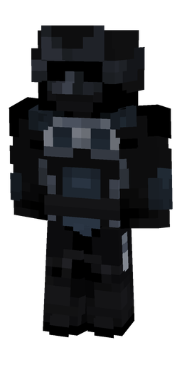 Black skin: body, front render
