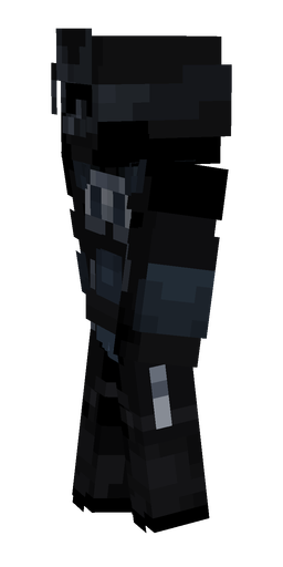 Black skin: body, left side render