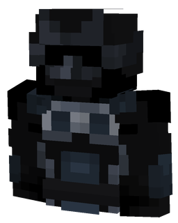 Black skin: bust render
