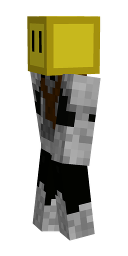 Black skin: body, left side render